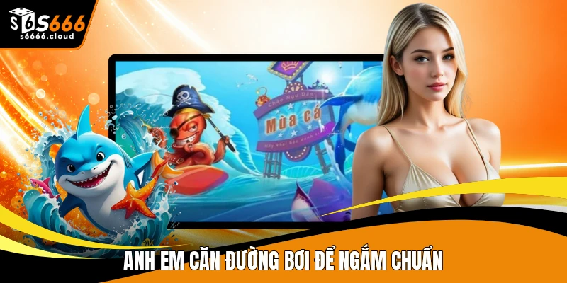 Anh em căn đường bơi để ngắm chuẩn