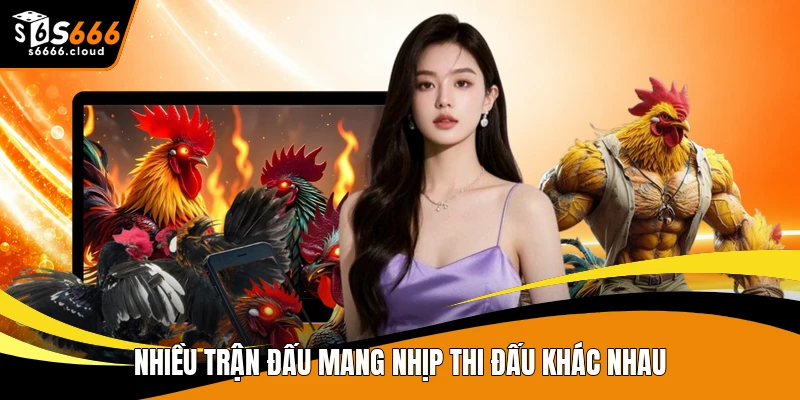 Nhiều trận đấu mang nhịp thi đấu khác nhau